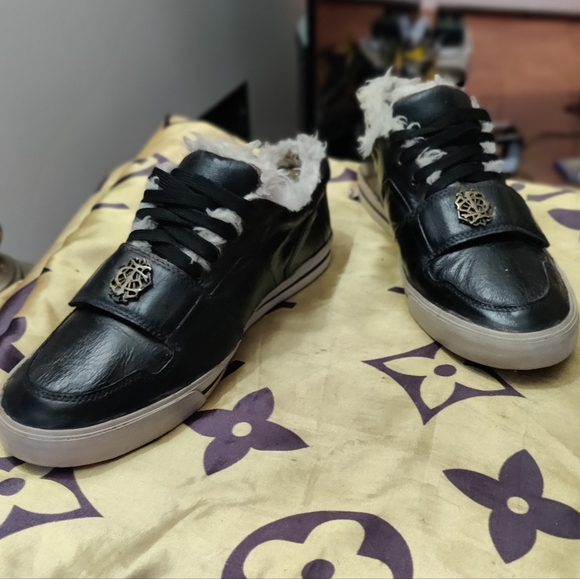Just cavalli sneakers with faux fur trim - Picture 7 of 11